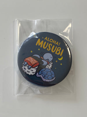 Hawaii Musubi Button Badge